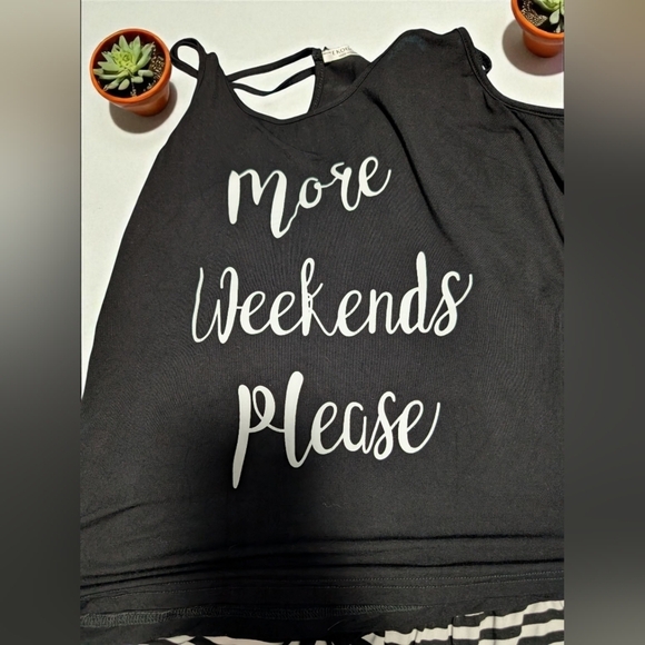 Ekouaer Womens Cami Pajama Set Sleeveless Racerback Tank Top Pjs Size Large EUC - Picture 7 of 12